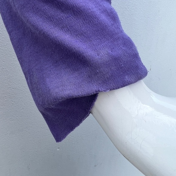 VTG Butterfly Goddess Embroidered Patch Purple Top - Picture 9 of 13